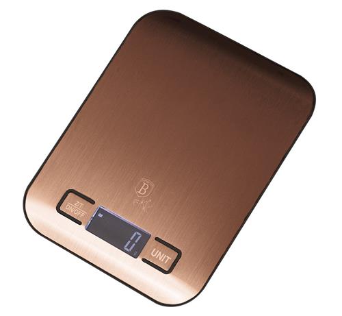 BerlingerHaus Digitálna kuchynská váha 5 kg Rosegold Metallic Line