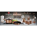 BerlingerHaus Flip Pan s mramorovým povrchom Rosegold Metallic Line, 26 cm