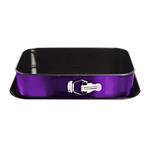 BerlingerHaus Forma s nepřilnavým povrchem 2v1 Purple Metallic Line, 39 x 27 x 7,5 cm 