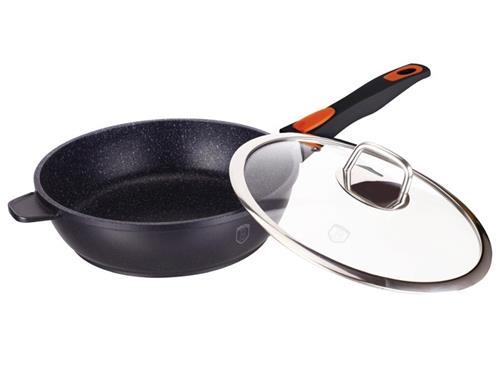 BerlingerHaus Hlboká panvica s odnímateľnou rukoväťou Granite Diamond, 24 cm