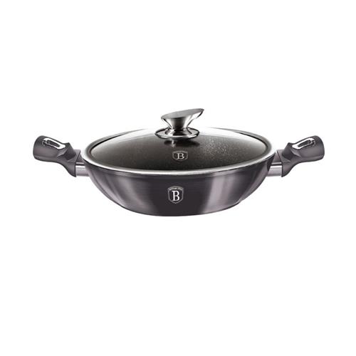 BerlingerHaus Hlboká panvica s pokrievkou 30 cm Carbon PRO Line