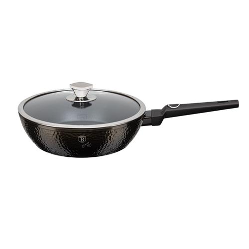 BerlingerHaus Hlboká panvica s titánovým povrchom a pokrievkou Primal Gloss Collection, 24 cm