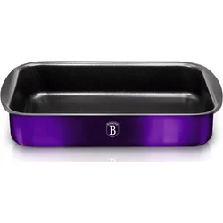 BerlingerHaus Hlboký plech na pečenie s titánovým povrchom Purple Metallic Line, 35 x 27 x 6,5 cm