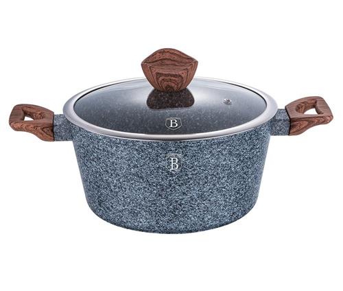 BerlingerHaus Kastrol s mramorovým povrchem a poklicí Forest Line, 20 cm
