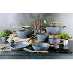 BerlingerHaus Kastrol s mramorovým povrchem a poklicí Forest Line, 24 cm