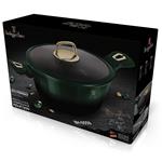 BerlingerHaus Kastrol s poklicí a titanovým povrchem Emerald Collection, 28 cm