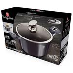 BerlingerHaus Kastról s pokrievkou s mramorovým povrchom Carbon PRO Line, 24 cm