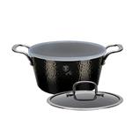 BerlingerHaus Kastról s pokrievkou s titánovým povrchom Shine Basalt Collection, 28 cm