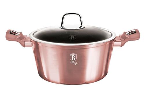BerlingerHaus Kastról s titánovou pokrievkou I-Rose Edition, 28 cm