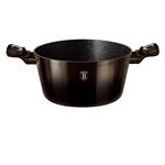 BerlingerHaus Kastrol Shiny Black Collection 2 poklice, 20 cm