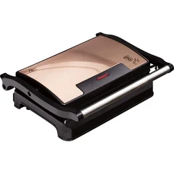 BerlingerHaus Kontaktní gril s nepřilnavým povrchem Rosegold Metallic Line, 700W