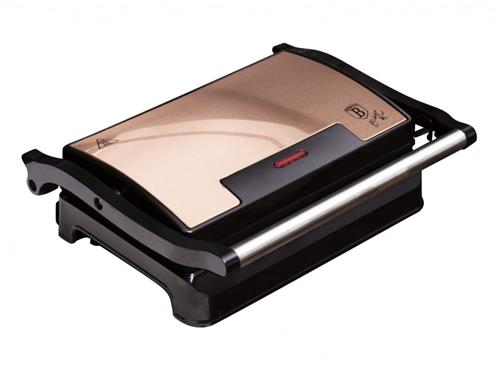 BerlingerHaus Kontaktný gril s nepriľnavým povrchom Rosegold Metallic Line, 700W