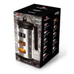 BerlingerHaus Konvice na čaj a kávu French Press Black Silver Collection, 0,6 l