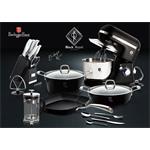 BerlingerHaus Kuchyňské náčiní ve stojanu sada 4 ks Royal Black Collection