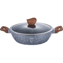 BerlingerHaus Okrúhly pekáč s mramorovým povrchom a vekom Forest Line, 32 cm