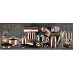 BerlingerHaus Okrúhly pekáč s mramorovým povrchom a vekom Rosegold Metallic Line, 28 cm