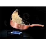 BerlingerHaus Pánev prohazovací s mramorovým povrchem  Rosegold Metallic Line, 26 cm