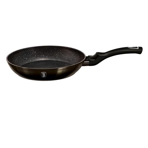 BerlingerHaus Pánev s mramorovým povrchem Shiny Black Collection, 20 cm
