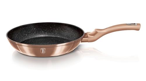 BerlingerHaus Panvica s mramorovým povrchom Rosegold Metallic Line, 24 cm