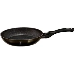 BerlingerHaus Panvica s mramorovým povrchom Shiny Black Collection, 24 cm