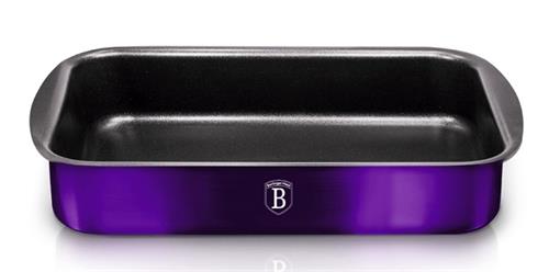 BerlingerHaus Pečicí plech hluboký  Purple Metallic Line, 35 x 27 x 6,5 cm