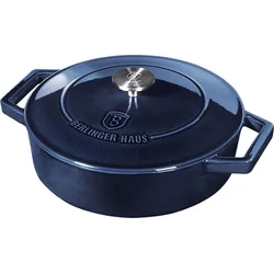 BerlingerHaus Pekáč litinový s poklicí 26 cm Aquamarine Metallic Line