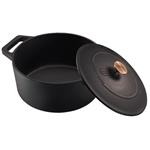 BerlingerHaus Pekáč litinový s poklicí Black Rose Collection, 20 cm