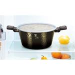 BerlingerHaus Primal Gloss Collection titánový kastról s 2 pokrievkami, 24 cm