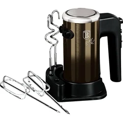 BerlingerHaus Ručný šľahač v stojane Shiny Black Collection, 300W