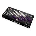 BerlingerHaus Sada nožov z nehrdzavejúcej ocele 4 ks Purple Eclipse Collection