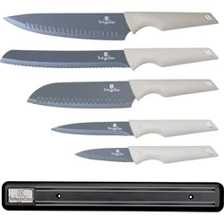 BerlingerHaus Sada nožů s magnetickým držákem 6 ks Aspen Collection
