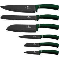 BerlingerHaus Sada nožů s nepřilnavým povrchem Emerald Collection, 6 ks