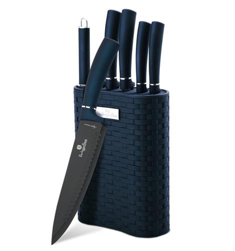 BerlingerHaus Sada nožů ve stojanu 7 ks Aquamarine Metallic Line