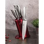 BerlingerHaus Sada nožů ve stojanu Burgundy Metallic Line