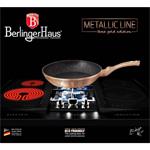 BerlingerHaus Sada panvíc 2 ks Rosegold Metallic Line