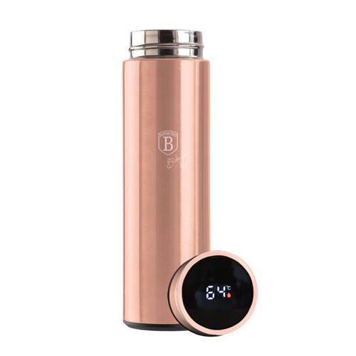 BerlingerHaus Termoska z nerezovej ocele s LED displejom 450 ml Rose Gold Edition