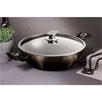 BerlingerHaus Wok pánev s poklicí 30 cm Shiny Black Edition