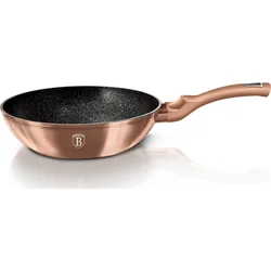 BerlingerHaus WOK s mramorovým povrchem Rosegold Metallic Line, 28 cm