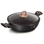 BerlingerHaus Zapekacia misa s vekom s mramorovým povrchom Black Rose Collection, 28 cm