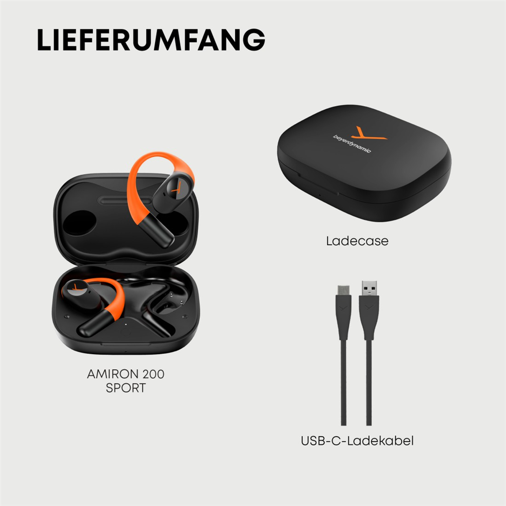 Beyerdynamic AMIRON 200 black/orange