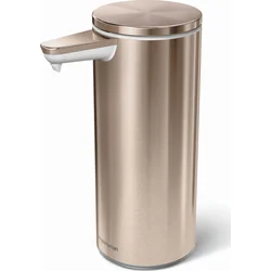 Bezdotykový dávkovač mydla Simplehuman, 266 ml, oceľ Rose Gold, dobíjací