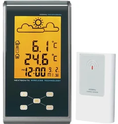 Bezdrátová meteostanice Eurochron EFWS 301, C8342+C8340T, 80 m