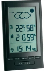 Bezdrátová meteostanice Modus Plus TFA, 351122, 75 m, černá