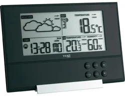 Bezdrátová meteostanice TFA PURE Design NRG 2, 351107, bílá