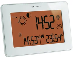 Bezdrátová meteostanice TFA Slim Touch, 35.1128.02, 60 m, bílá