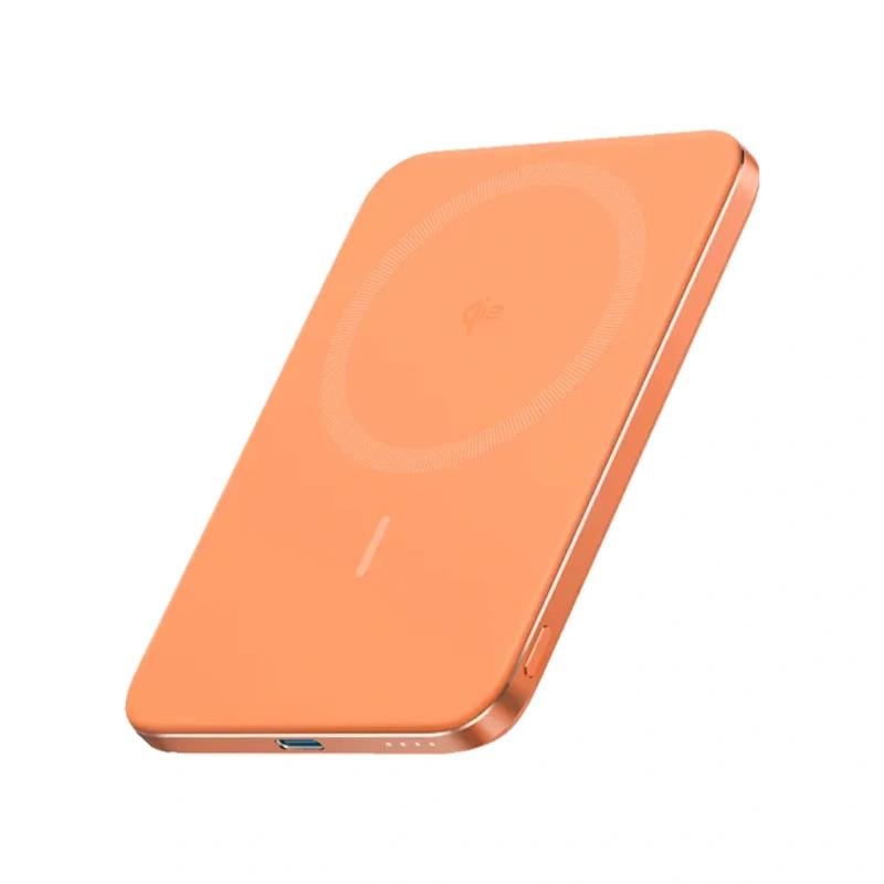 Bezdrátová powerbanka Anker MagGo 5000mAh, 15W oranžová