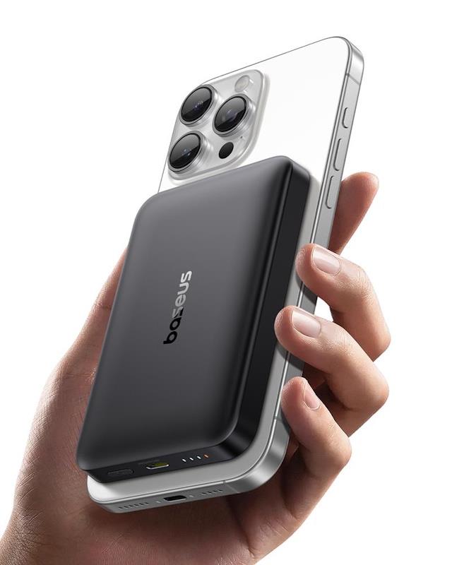 Bezdrátová powerbanka Baseus EnerFill FM12 Qi2 10000mAh, 22,5W černá