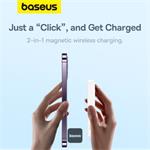 Bezdrátová powerbanka Baseus Magnetic Mini Air 6000mAh, 20W bílá
