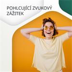 Bezdrátová stereo sluchátka True wireless Hexagon 7, bílo/béžová