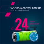 Bezdrátová stereo sluchátka True Wireless OnGo 9 černá